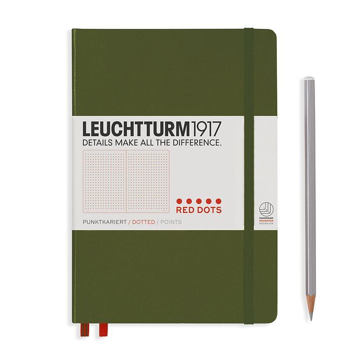 Leuchtturm1917 RED DOTS Edition Hardcover A5 Notebooks