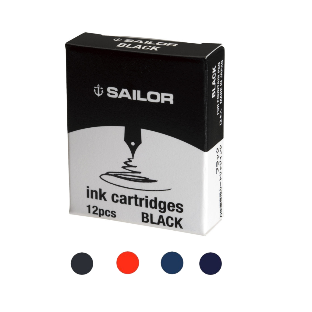 SAILOR Fountain Pen Ink Cartridge หมึกหลอด Sailor บรรจุ 12 ชิ้น